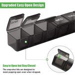 Weekly Pill Organizer Set for Vitamins and Supplements