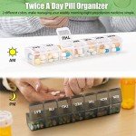 Weekly Pill Organizer Set for Vitamins and Supplements