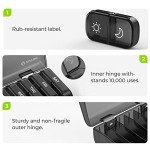 AUVON XL Weekly Pill Organizer with Easy Fill Design