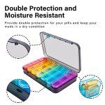 Weekly Pill Organizer for 7 Days, 3 Times Daily