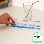 7-Day Pill Organizer with Easy Push Button
