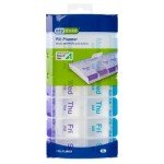 7-Day Pill Organizer with Easy Push Button
