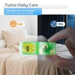 30-Day AM PM Pill Organizer with Small Compartments