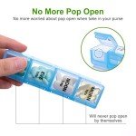 7-Day Pill Organizer with Moisture Resistance - Rainbow