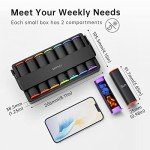 Weekly Pill Organizer for 7 Days, AM/PM