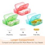 Zoksi BPA-Free 7-Day Pill Organizer, AM/PM