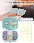 8-Compartment Travel Pill Organizers - 3 Pack