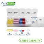Ezy Dose 7-Day Pill Organizer with Medium Compartments