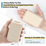 14 Grid Travel Pill Organizer - 3 Pack