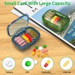 3 Compartment Travel Pill Organizer - 2 Pack