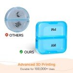 Zoksi BPA-Free 7-Day Pill Organizer, AM/PM