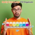 Daviky XL Weekly Pill Organizer for 7 Days