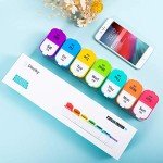 Daviky XL Weekly Pill Organizer for 7 Days