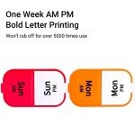 Daviky XL Weekly Pill Organizer for 7 Days
