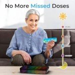 Odaro Weekly Pill Organizer with 28 Compartments