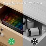 Odaro Weekly Pill Organizer with 28 Compartments