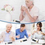 Black Pill Organizer with 7 Compartments & Slide Lock