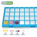 Ezy Dose Weekly Pill Organizer with Large Compartments