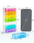 Extra Large 7-Day Pill Organizer with Dual Protection