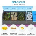 XXL Weekly Pill Organizer with AM/PM Compartments