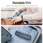 AUVON Stylish Aluminum Weekly Pill Organizer Box