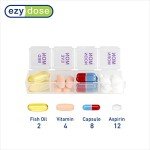Weekly Pill Organizer with 7-Day Compartments