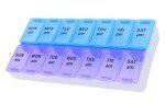 Weekly AM PM Pill Organizer - Large Pill Box
