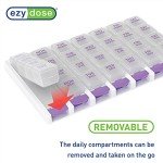 Weekly Pill Organizer with 7-Day Compartments