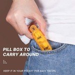 Daviky 31-Day Daily Pill Organizer AM PM