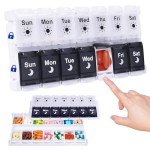HRX Large Weekly Pill Organizer for 7 Days