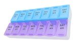 Weekly AM PM Pill Organizer - Large Pill Box