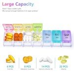 MOLN HYMY AM PM Pill Organizer with Trays