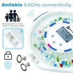 Smart Pill Dispenser with Alarm and WiFi App