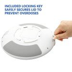 EZILIFE Automatic Pill Dispenser with Alarm & Light