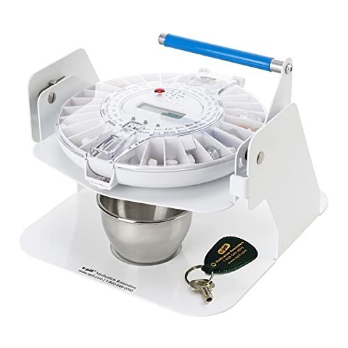 Automatic Pill Dispenser with Lock and Alarms