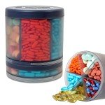 Monster Supplement Pill Dispenser with 10 Compartments