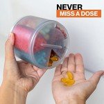 Monster Supplement Pill Dispenser with 10 Compartments