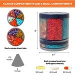 Monster Supplement Pill Dispenser with 10 Compartments