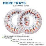 MED-E-LERT Pill Dispenser Tray with Dosage Rings