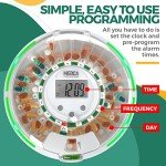 Automatic 28-Day Pill Dispenser with Reminder Alarm