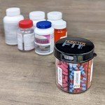 Monster Jr Pill Dispenser with Labels for Easy Dosage