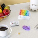 7-Day Pill Organizer with Timer for Medication
