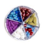 Monster Jr Pill Dispenser with Labels for Easy Dosage