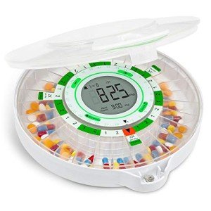Automatic 28-Day Pill Dispenser with LCD Display
