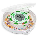 Automatic 28-Day Pill Dispenser with LCD Display