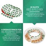 28-Day Automatic Pill Dispenser with Reminder Alarm