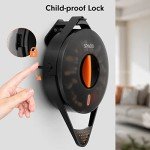 7-Day Pill Dispenser with Child Lock and Compartments