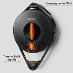 7-Day Pill Dispenser with Child Lock and Compartments