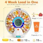 Automatic Pill Dispenser for Seniors with Alarm