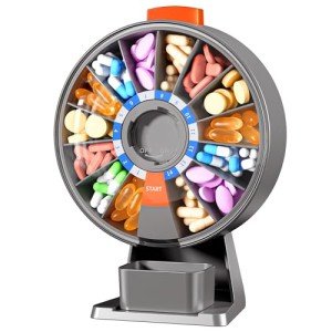 Zoksi Large Wall-Mountable Daily Pill Organizer